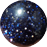 szintetikus kék napkő gyöngy